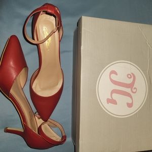 Size 7 red heels